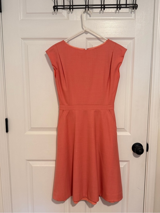 J. Crew Dresses & Skirts - J. Crew Coral Cap-Sleeve Midi Dress